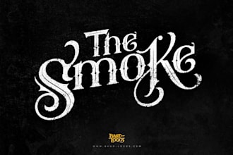 design a powerful rock band logo