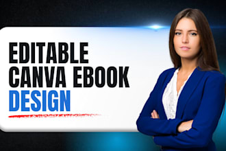 design editable canva ebook, ebook redesign, canva workbook, printable pdf
