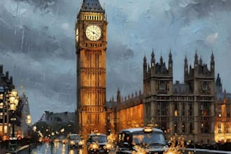 create a digital oil painting portrait from your photo