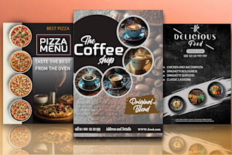design food flyer restaurant flyer and catering menu