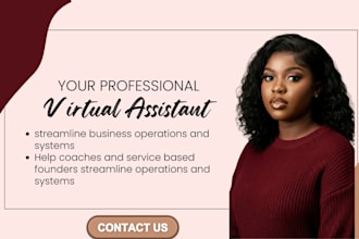 be your creative virtual assistant administrative VA and personal assistant