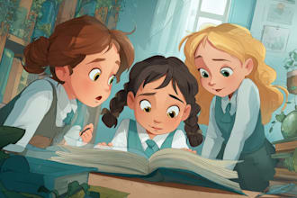 illustrate children story book illustration, story book