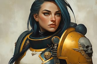 draw your favorite warhammer 40k character