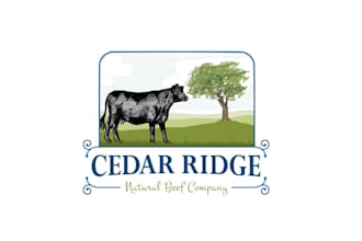 design high resolution animals beef company logo