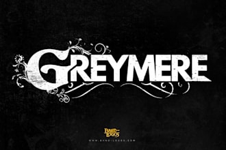 design a bold rock logo for your band