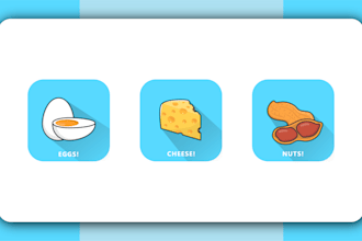 create modern, custom icon design for app or website