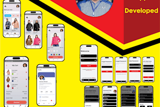 develop a professional react native mobile app