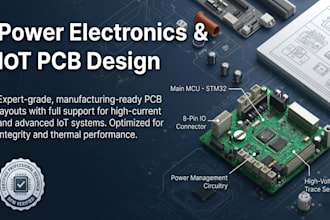design professional power electronics and iot pcb layouts