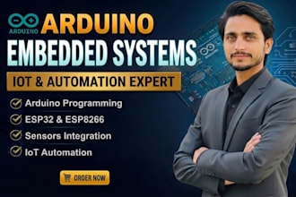 develop professional arduino projects and iot automation