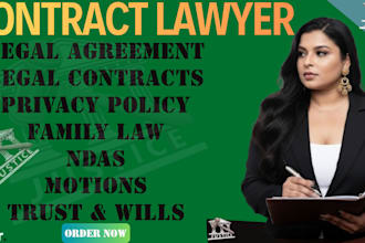 draft legal agreements, contract, terms and conditions