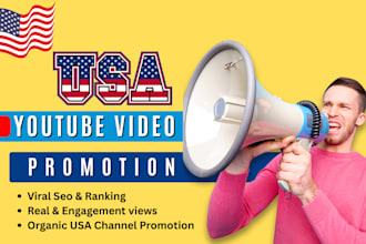 do organic USA youtube promotion USA channel promotion to USA active audiences