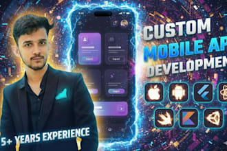 mobile app development ios app development as react native and flutter developer