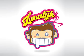 design fun attractive vape logo