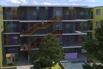 do rendering services for external projects