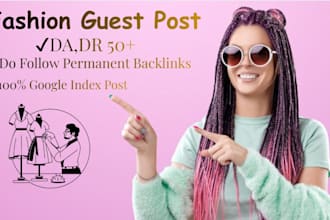 do fashion and beauty guest post on high da fashion sites