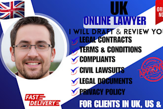draft and review online UK agreement, legal contract, documents, contracts, nda