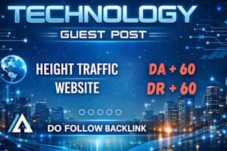 submit a guest post to a high authority technology blog