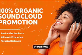 do organic soundcloud music promotion, promote an album, playlist for popularity