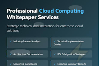 create professional cloud computing whitepapers