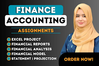 do accounting and finance assign, financial analysis report