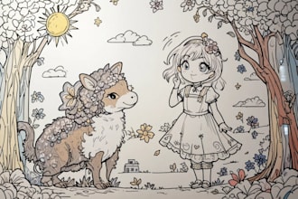 draw coloring pages for kids and children