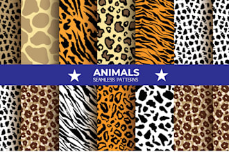 do seamless patterns for fabric or textile for you