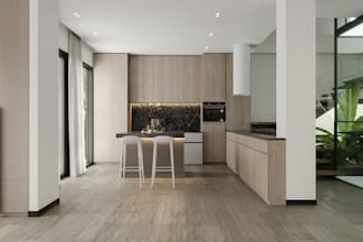 render and model kitchen cabinetry and commercial kitchens
