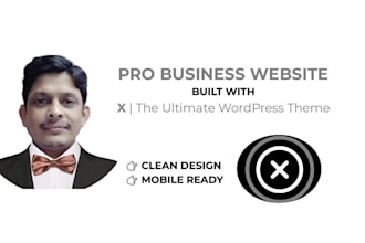 develop x the ultimate wordpress theme backed pro website