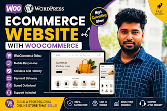 build woocommerce webshop or online store with wordpress