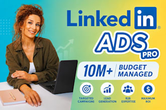 set up and manage high converting linkedin ads campaigns