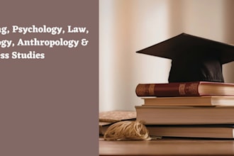 assist with nursing psychology law sociology anthropology  business studies