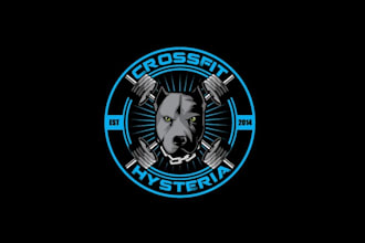 make professional strong crossfit hysteria logo