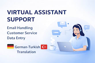 ich unterstütze sie als virtueller assistent bei e mails und kundenservice