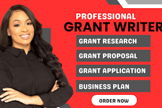 grant writing and submission, proposal, research application, business plan