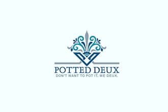 design professional botanical boho bohemian boutique flower shop logo for brand