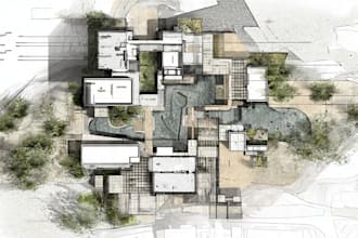 do professional architectural site analysis mapping diagram