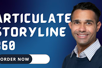 design interactive and elearning course using articulate storyline 360, rise 360