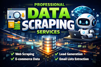 do professional web scraping, data extraction and data mining