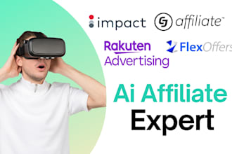 setup and manage cj affiliate, impact, rakuten and flexoffers program