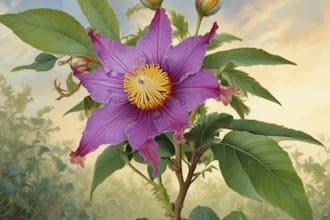 draw a botanical illustration