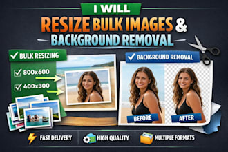 resize bulk images and product background removal