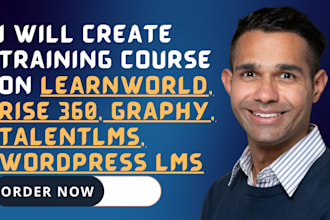 design interactive training courses on learnworld, rise 360, graphy, talentlms