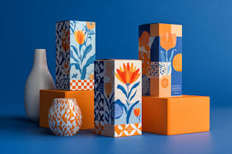 create a pixel perfect packaging box design with die cut