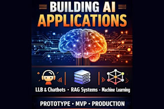 develop custom ai, ml and llm based applications