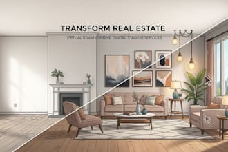 real estate virtual staging home digital staging services