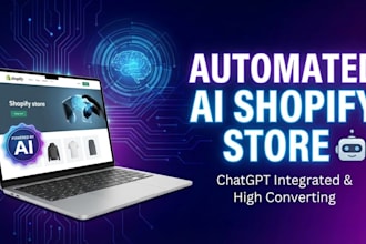 design a high converting ai powered shopify website