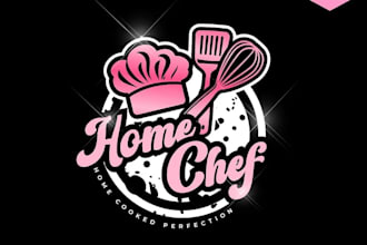 do restaurant, bar, nightclub, pizza, bbq, food logo and t shirt design
