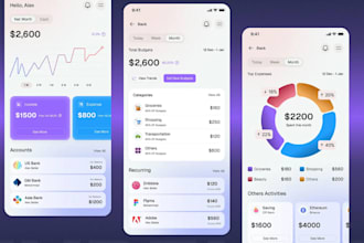 develop budget tracking app, expenses tracking app, annual budgeting app