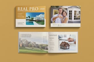 design a real estate buyer or seller guide and workbook PDF design in indesign