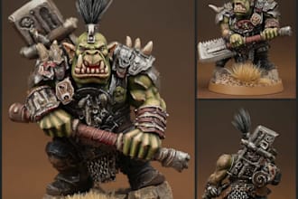 create warhammer 40k art